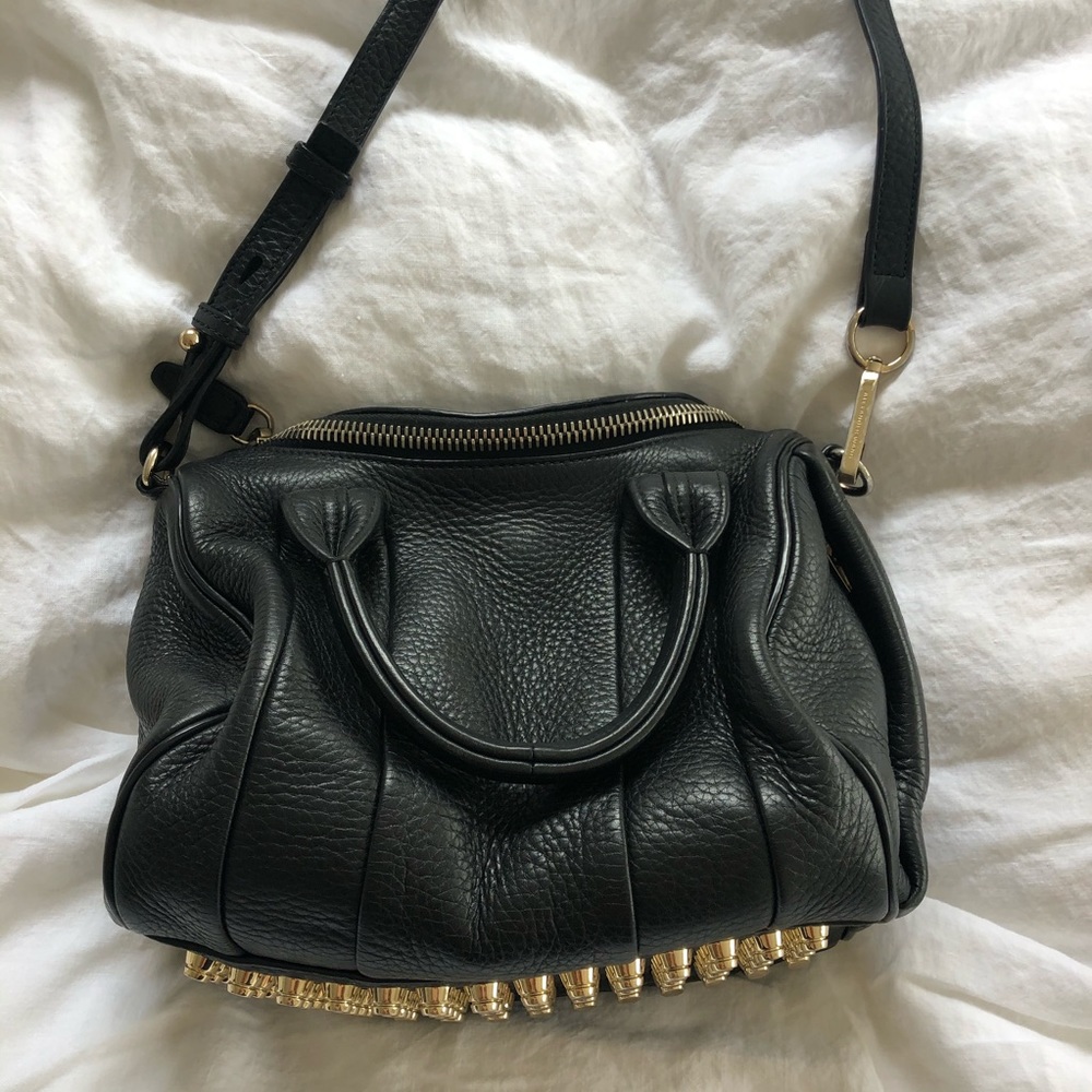 SOLD / ALEXANDER WANG ROCKIE STUDDED LEATHER BAG